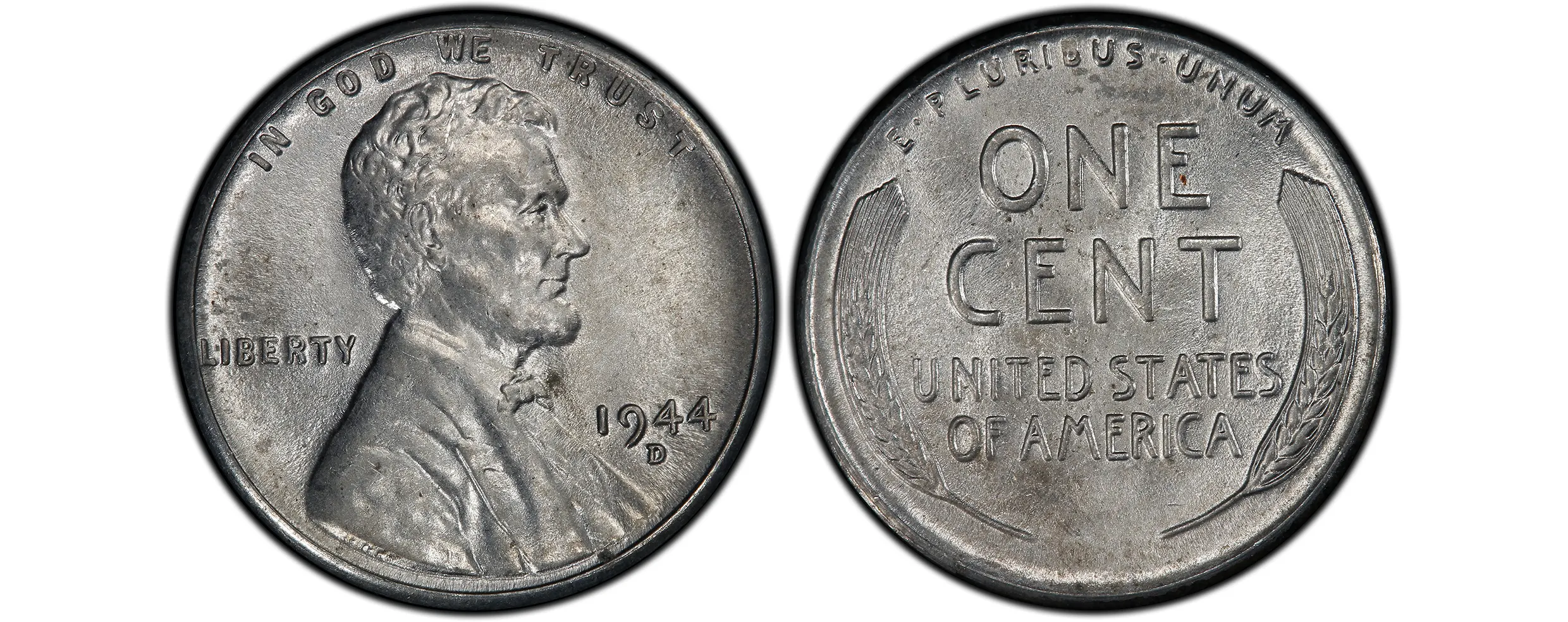 1944-D Lincoln Penny (Zinc-coated steel)
